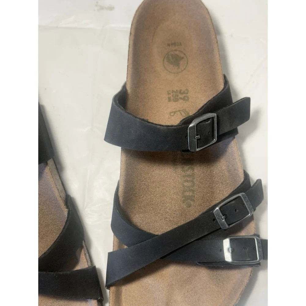 Birkenstock Franca Vegan Sandal Size 9 black_4